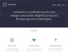 Tablet Screenshot of lionheartsw.com